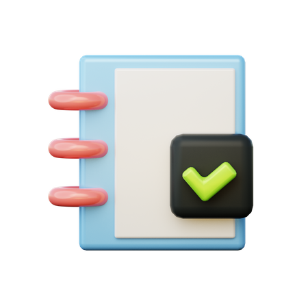 Liste de contrôle  3D Icon