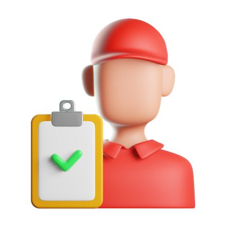 Liste de contrôle de livraison  3D Icon
