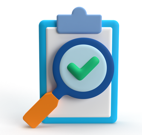 Liste de contrôle des données  3D Icon