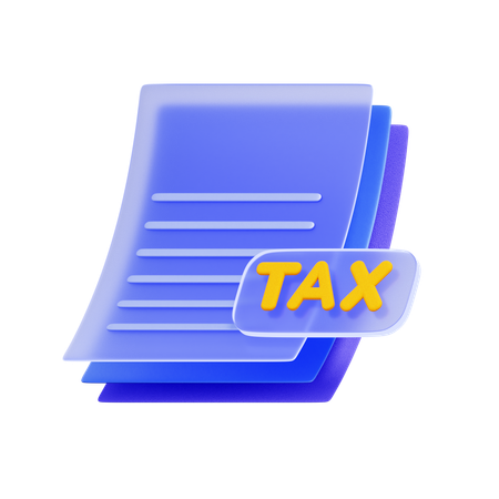 Liste de contrôle fiscale  3D Icon