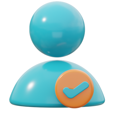 Liste de contrôle de l'utilisateur  3D Icon