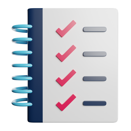 Liste de planification  3D Icon