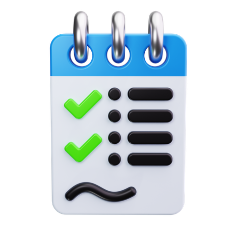 Liste de tâches  3D Icon
