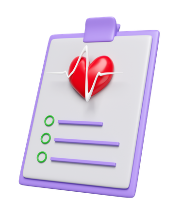 Liste médicale  3D Icon