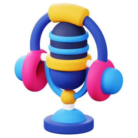 Listen To Podcasts  3D Icon