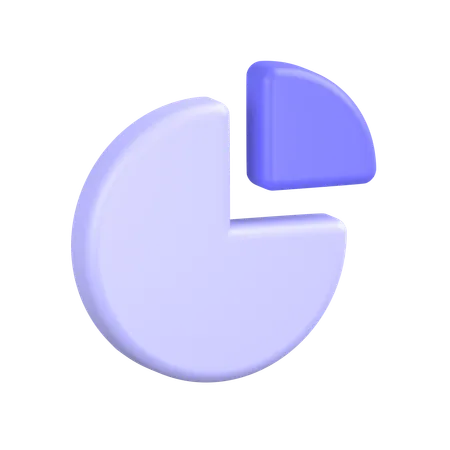 Kuchendiagramm  3D Icon