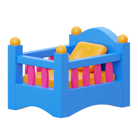 Lit de bébé  3D Icon