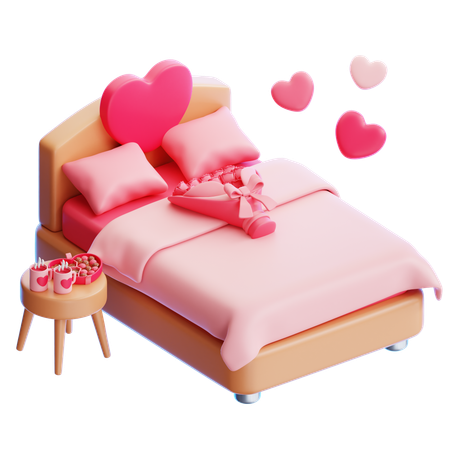 Lit d'amour  3D Icon