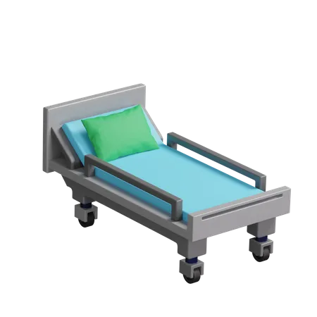Lit d'hôpital  3D Illustration