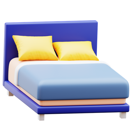 Lit d'hôtel  3D Icon
