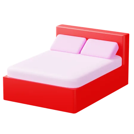 Lit romantique  3D Icon