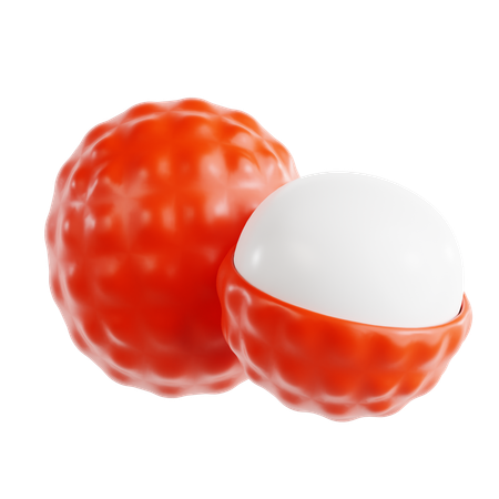 Fruit de litchi  3D Icon