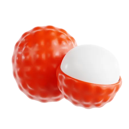 Fruit de litchi  3D Icon