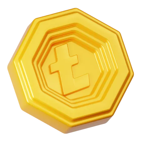 Lite Coin  3D Icon