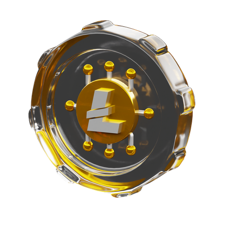 Lite Coin 3D Icon