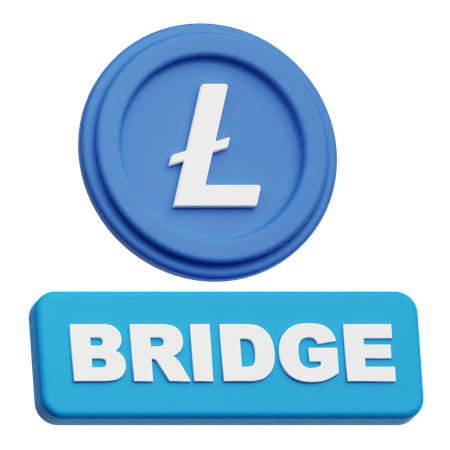 라이트코인브릿지  3D Icon