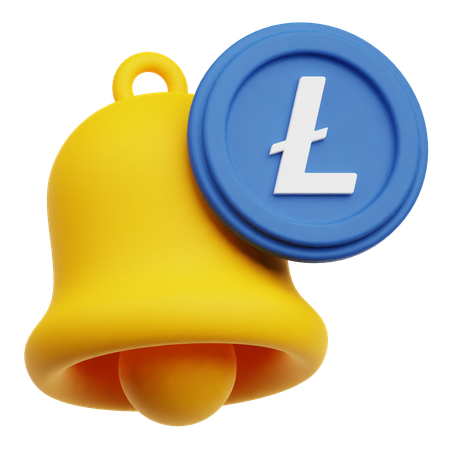 Lite Coin Notification  3D Icon