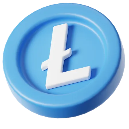 Litecoin 3 D Icon 3D Icon
