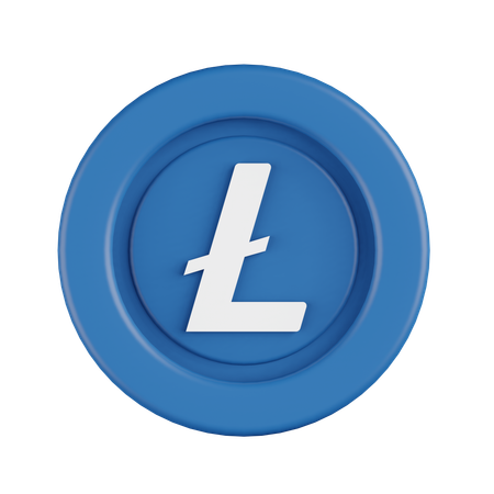 라이트코인  3D Icon