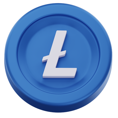 라이트코인  3D Icon