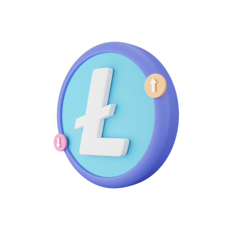 Litecoin  3D Icon