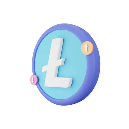 Litecoin  3D Icon