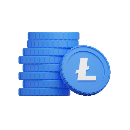 Litecoin  3D Icon