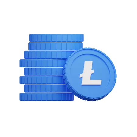 Litecoin  3D Icon