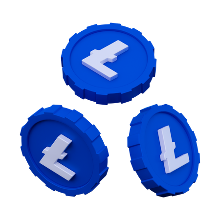 Litecoin  3D Icon