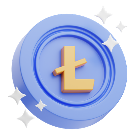 Litecoin  3D Icon