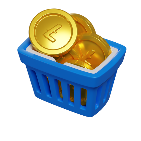 Litecoin  3D Illustration