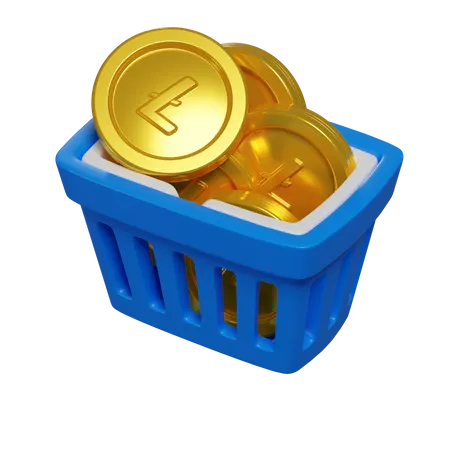 Litecoin  3D Illustration