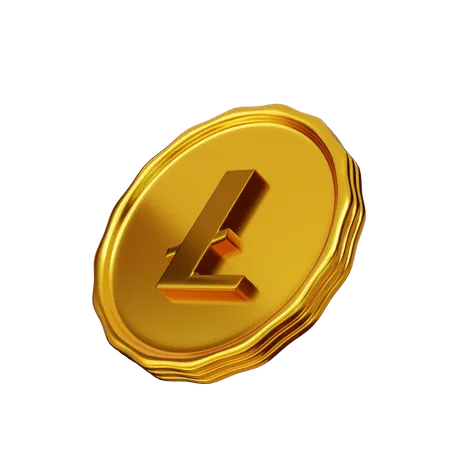 Litecoin  3D Illustration