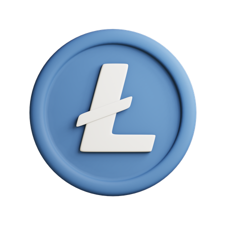 Litecoin  3D Illustration