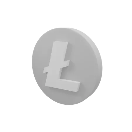 Litecoin  3D Illustration