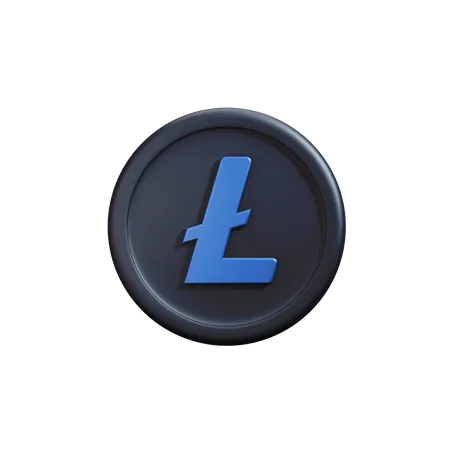 Litecoin Accent  3D Icon