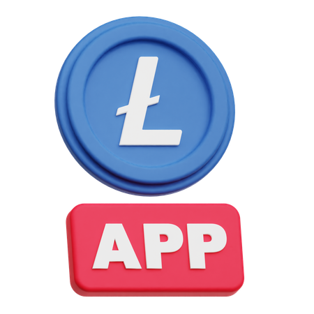 Litecoin App  3D Icon