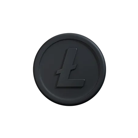 Arcilla Litecoin  3D Icon