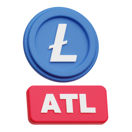 라이트코인 ATL  3D Icon
