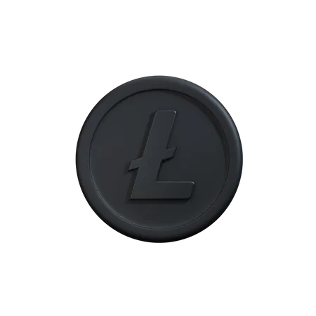 Litecoin Clay  3D Icon