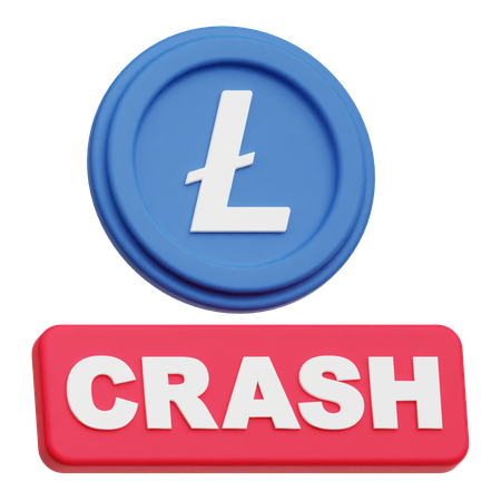 Litecoin Crash  3D Icon