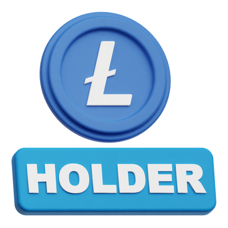 Litecoin Holder  3D Icon