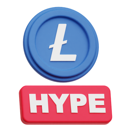 Litecoin Hype  3D Icon