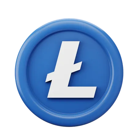 Litecoin Ltc Coin  3D Icon