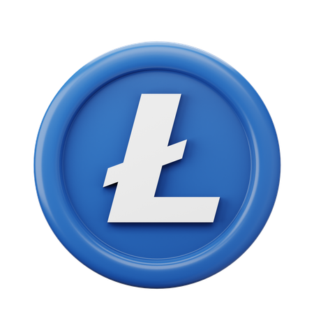 Litecoin Ltc Coin  3D Icon