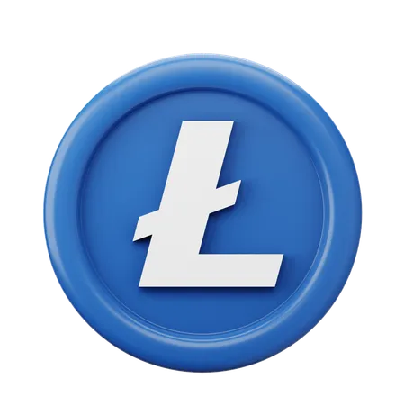 Litecoin Ltc Coin  3D Icon