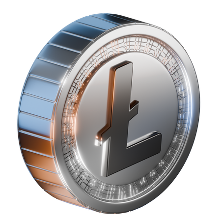 Litecoin-Münze  3D Icon