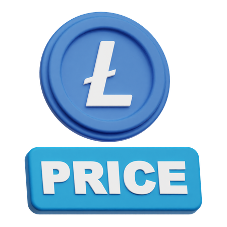 라이트코인 가격  3D Icon