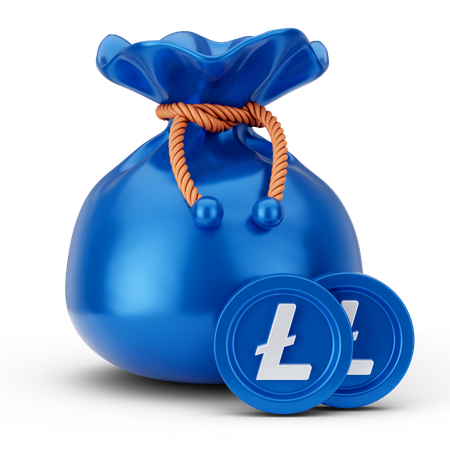 Litecoin-Tasche  3D Icon