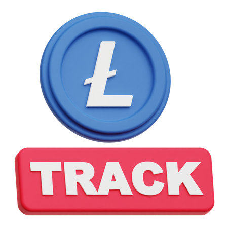 LiteCoin  track  3D Icon